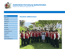 Tablet Screenshot of jodlerklub-farnsburg.ch